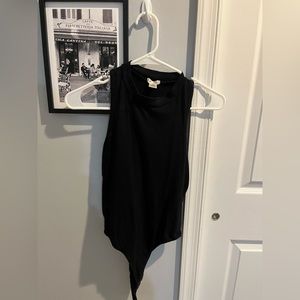 black cloth bozzolo body suit women’s size small